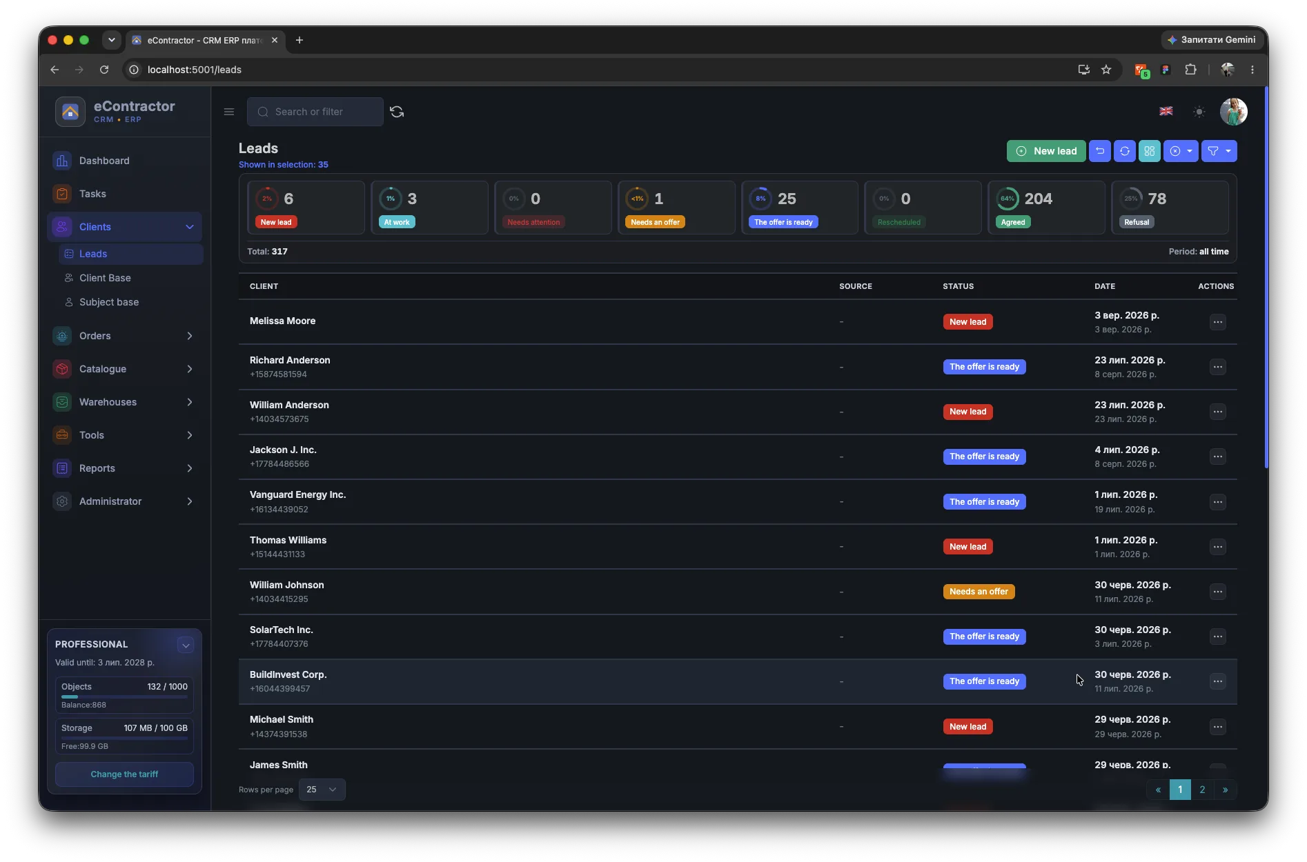 Clear workflow control for the team